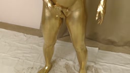 Golden statues