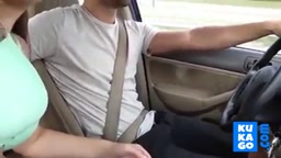 Car Blowjob and Swallow