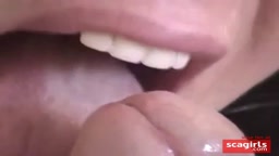 Close up blowjob