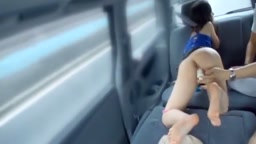 素人 野外で口内&膣内同時発射