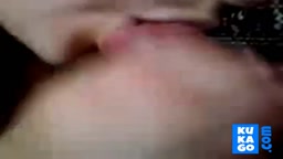 She sucks her man till he cum in her mouth - Homemade