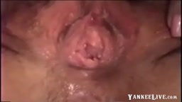 My ugly sister shows me her hairy pussy