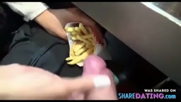 Small french fries with mayonnaise