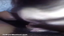 彼女からのフェラ　手コキで射精