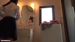 JKの妹がお風呂に行くので盗撮してみた