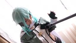 [cosplay] こすっち085「孕まSEXオフライン」刀劍神域 sword art online 詩乃 shinon シノン 中出