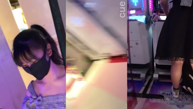 ゲーセン逆さ撮り３アングル