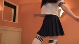 【オリ】制服ニーソなJカップ娘のパイズリフェラ！乳フェチ動画！