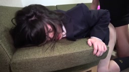 女子●生尾行押し込み3穴アナル集団レ●プ3　 1人目　AVモ有