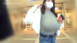 偽物おっぱいかと思ったらガチもんだった…( ゜Д゜)ノーブラで汗だくに