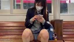 対面パンチラ2
