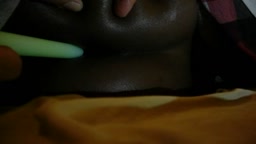 Sleeping Black Girl with Candle