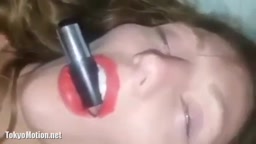 Amy slut passed out snoring
