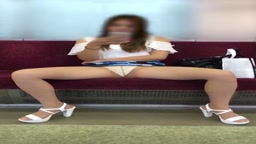 対面パンチラ5