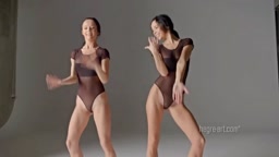 Julietta and Magdalena Nude Dance Performance