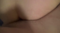 Fucking stepsister on the couch and powerful cumshot POV